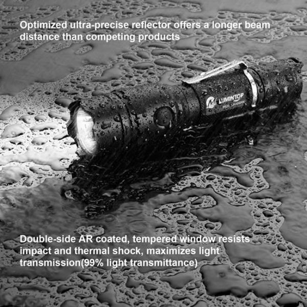Special Custom LED Flashlight Works on Positive / Negative Electrode