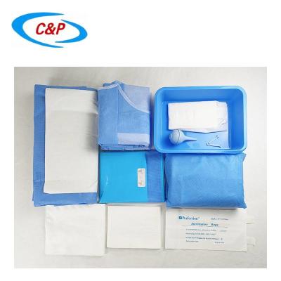 Pacotes não tecidos de cirurgia de cesariana Cortinas para pacientes Bolsa individual