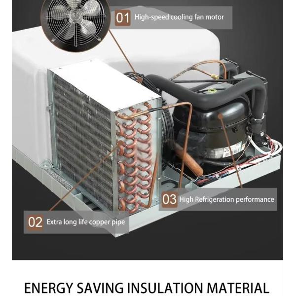 Commercial Kitchen Freezer Single Temperature Stainless Steel Double Door Refrigerator Air Cooled Refrigerator