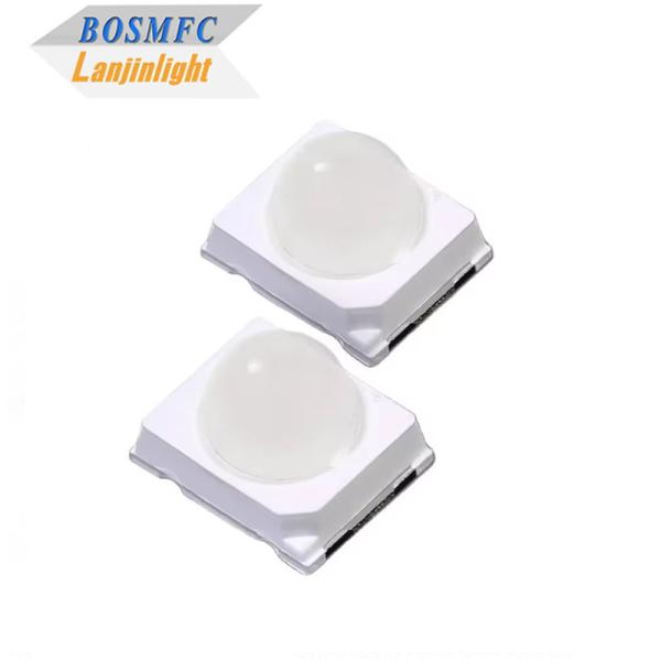 Natural White CCT6500K Dome Lens 30 And 60degree 2835 SMD LED Molding LED For Traffic Lights
