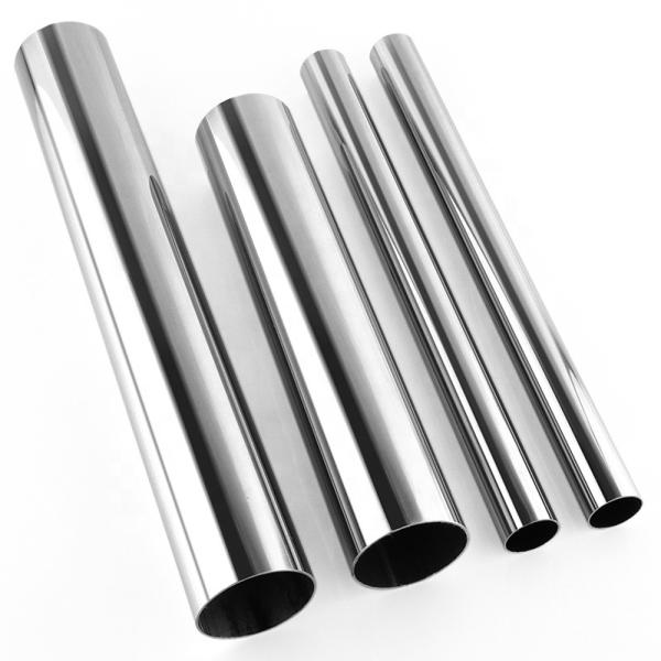 202 Railing SS 304 Welded Pipe Mirror Finish Cold Rolled 0.6mm - 5mm