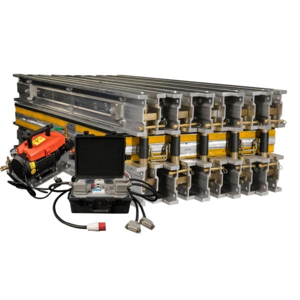 Machines de vulcanisation de joints à bande transporteuse en caoutchouc, légères et portables