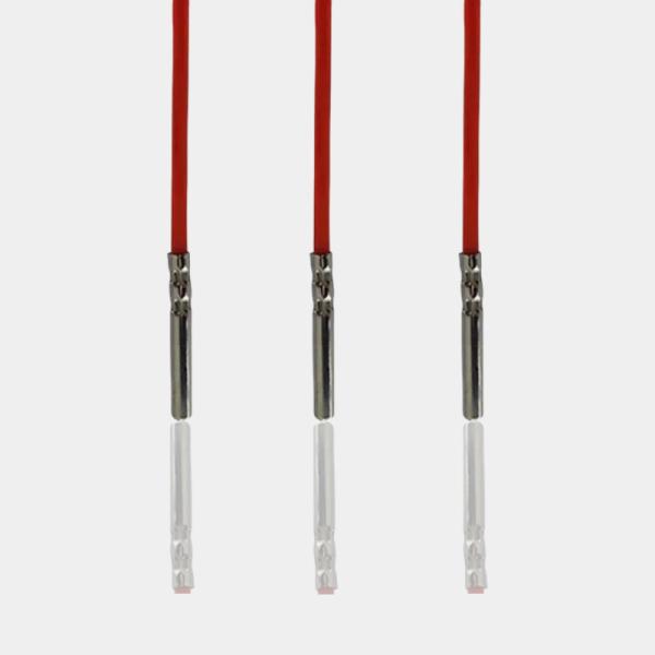 Stainless Steel 3 Wire Flexible PT100 Thermal Sensor RTD Platinum Resistance Temperature Probe
