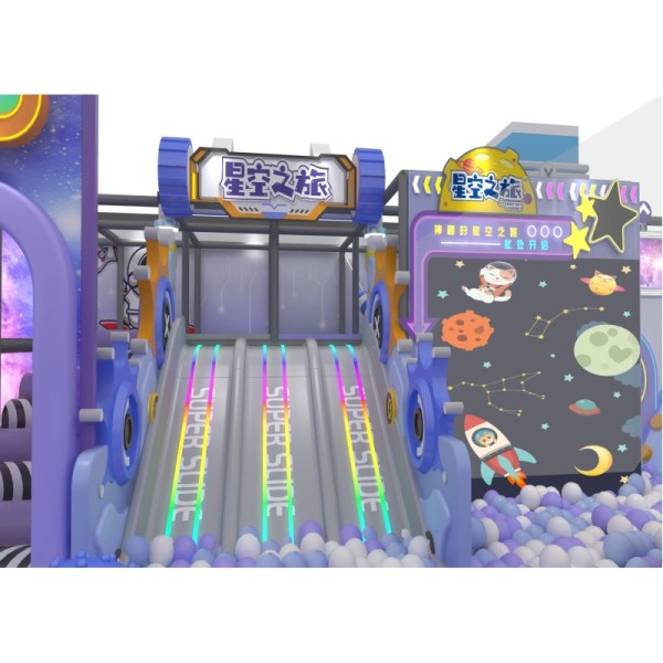 Space Arcade Indoor Soft Play Playground Sci Fi Themed for Home Commercial
