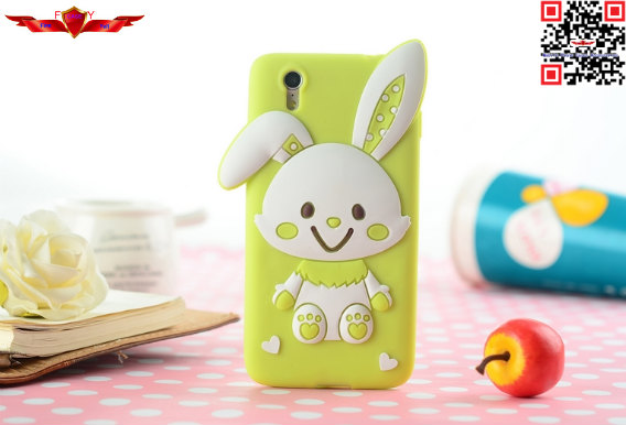 Hot Selling 100% Brand New Rabbit Cartoon Silicone Cover Case For Lenovo S960 Multi Color