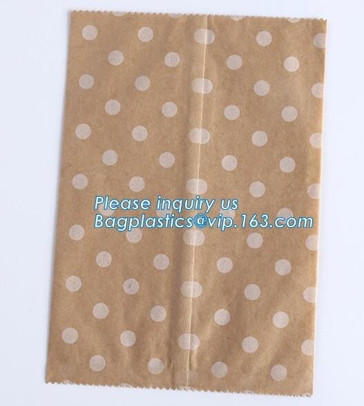 Brown Kraft Paper Bags Gift Food Bread Candy Wedding Party Bags,Foil Lined Kraft