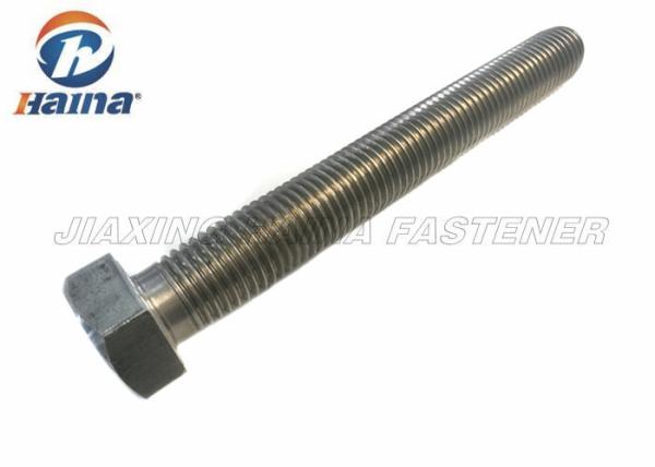 ASTM F593B Stainless Steel SS304 / SS304L Cold Forging Hex Bolt