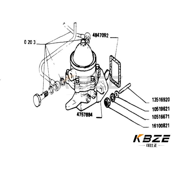 KBZE OEM FIAT ТРАКТОР 4757884 AR055-2JL ТРАКТОР НОВЫЕ ГОЛАНДИ