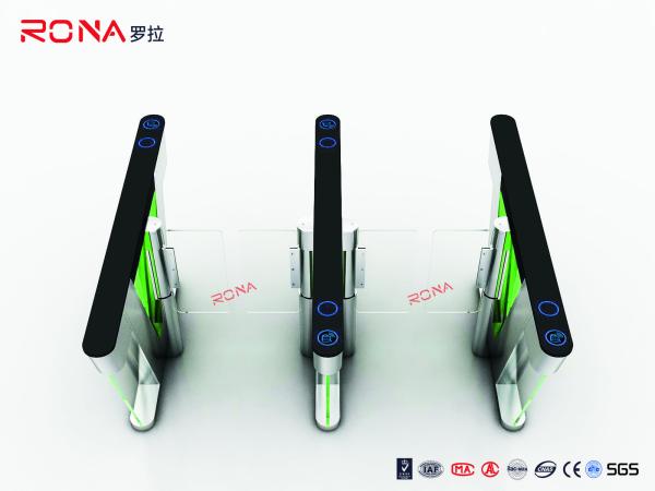 Turnstyle Door Turnstile Access Control System Arm Swing Barrier Gates For Bank
