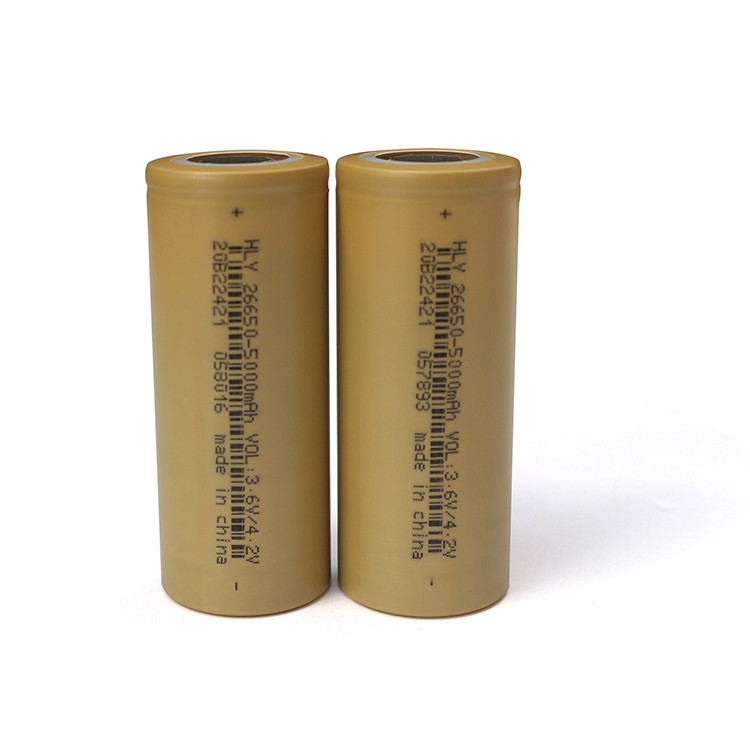 Батарея 26650 5000mAh, клетка глубокого цикла цилиндрическая литий-ионного аккумулятора 3.6V