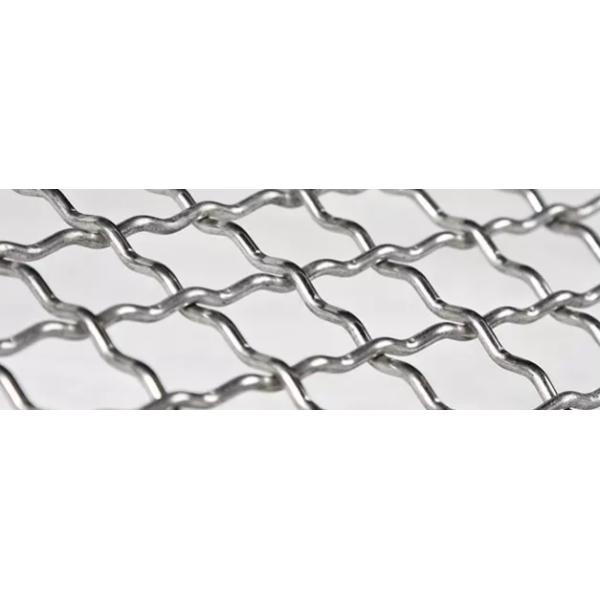BBQ Grill Stainless Steel Crimped Woven Wire Mesh Tray 8 10 12 14 20 Mesh