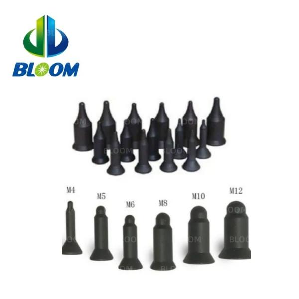 Black M6 / M8 / M10 KCF Guide Pin For Nut Welding Industry Usage