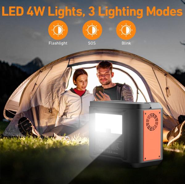 fonte portátil de acampamento portátil dos poderes de emergência 300W das centrais elétricas 220V