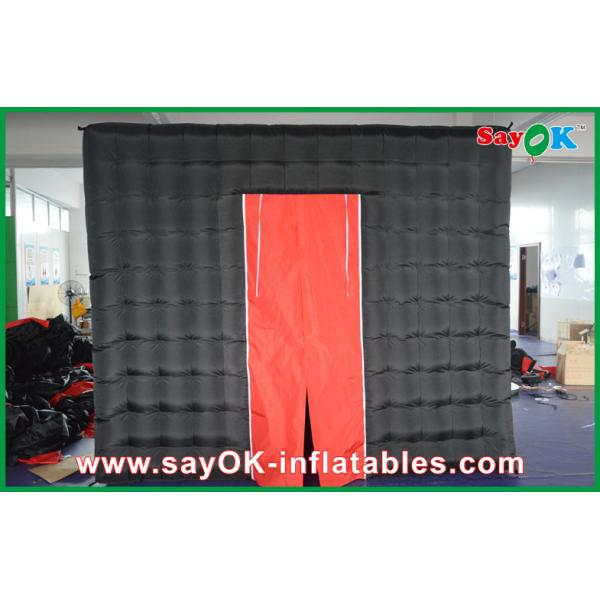 Будочка фото свадьбы нанимает красный шатер освещения будочки фото с тканью Photobooth СИД светлой Оксфорда