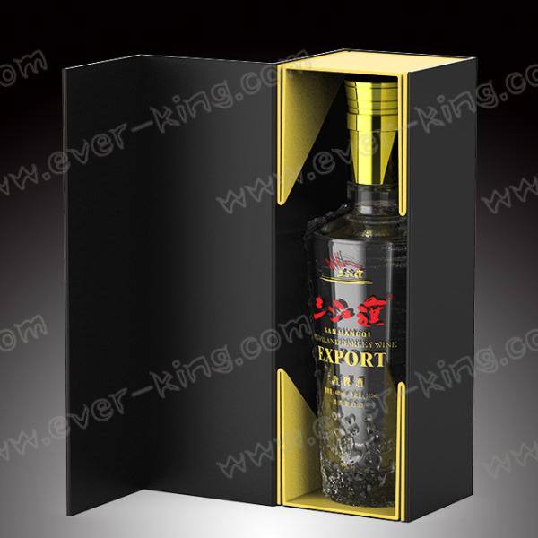 Подарок вина пакета картона логотипа фольги коробки бутылки OEM одиночный