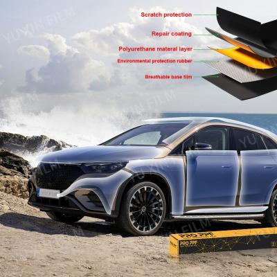 No Residue Glossy Clear PPF TPU Car Headlight Protection Film 5x50 Feet 190micron
