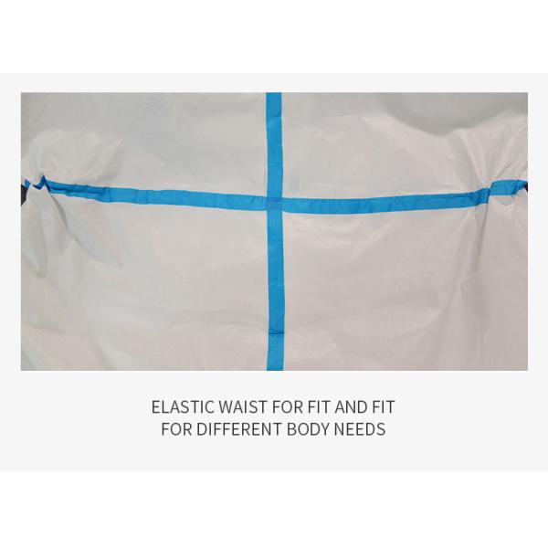 Waterproof Disposable Protective Suits , Virus Protective Clothing CE Certificate