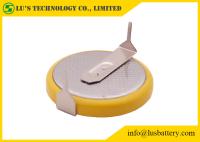 Cellule de bouton de lithium de CR2032 3.0v 220mah pour la cellule de pièce de monnaie de carte PCB