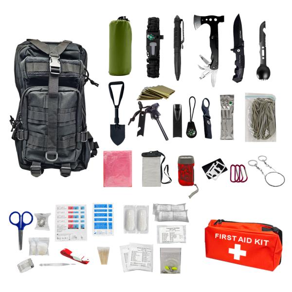 Safety Rescue Disaster Survival Kit Customized Logo Outdoor First Aid Supplies