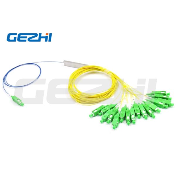 60x12x4mm PLC Fiber Optic Splitter G657A2 1x16 Optical Fiber Splitter
