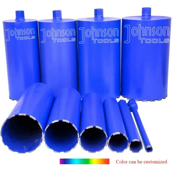 4 bocado de núcleo soldado laser para o concreto reforçado com segmentos da forma líquida