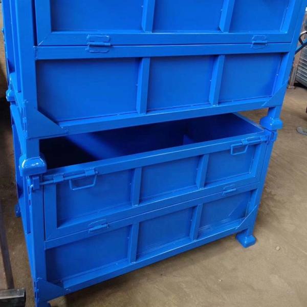 Cage de palettes métalliques empilables pour entrepôts