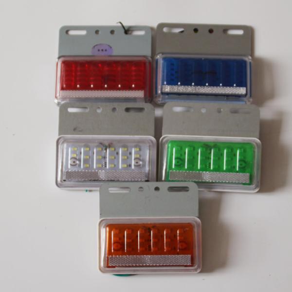 LED Heavy Truck Side Light Lamp For Agricultural Vehicles Car Bus Round Shape