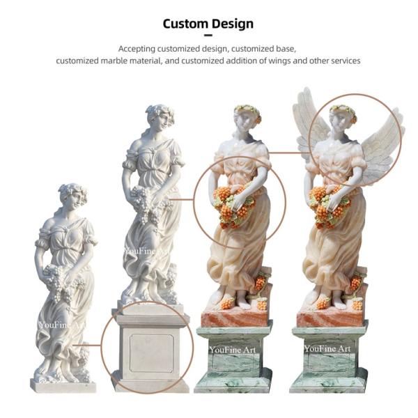 Decor Marble Four Season Custom Realsize Human Figure Sculpture