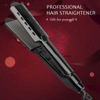 Home Use FCC Certified 240V Titanium Plate Flat Iron Evenly Heated