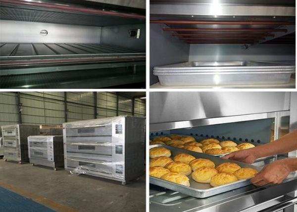 Four Deck Cake Baking Equipment  , Electric Oven For Baking Bread