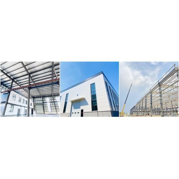 Portal Frame Prefabricated Steel Structures Modern Building Customised