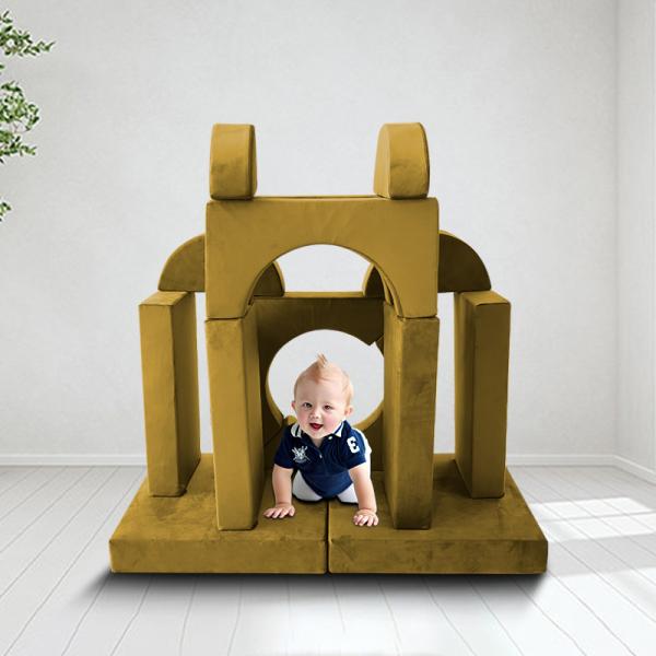 Модульные дети пены 14PCS играют кресло Playscape софы с водоустойчивым вкладышем