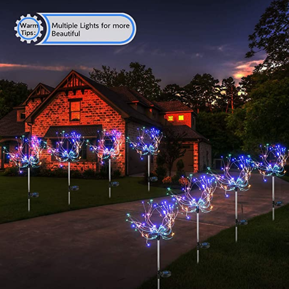 Multi Color 1.20v IP65 Led Solar Copper Wire String Lights
