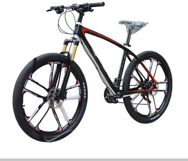 Black 30 Speed 26 Inch Carbon Fiber Mountain Bike