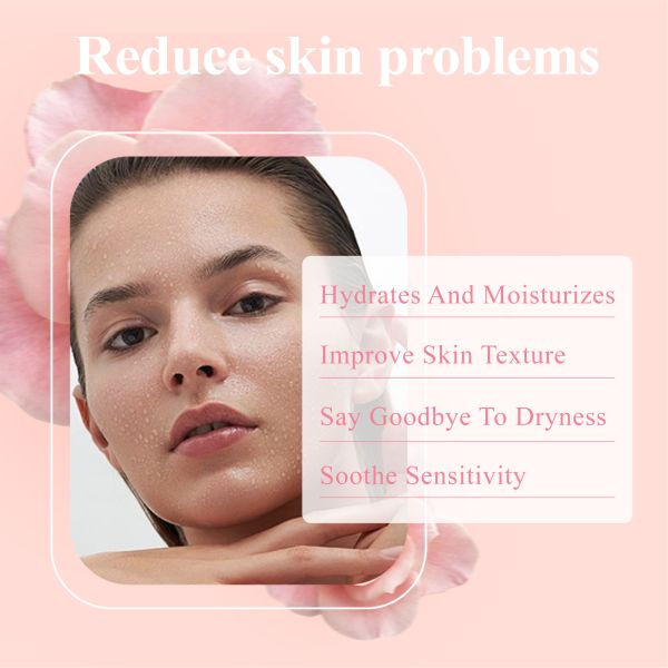 Factory Wholesale Custom Private Label Rose Serum Water Pore Shrinking Moisturizing Spray Prevent Makeup Getting Stuck Free