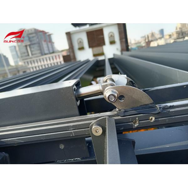 доказательство приведенное грызуна перголы сада 9x9 9x12 алюминиевое моторизованное на открытом воздухе светлое