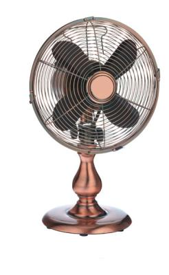 SAA 2 Speed Vintage Electric Fan 12inch Metal Desktop ETL Adjustable Tilt