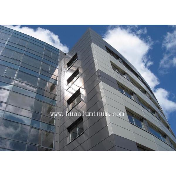 4x8ft Exterior Aluminium Wall Panels , ASTM 6mm ACM Panels In Exhibition