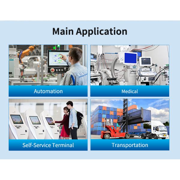 10.1 Inch J6412 CPU Industrial Panel PC with Aluminum Alloy Casing and Embedded Touchscreen