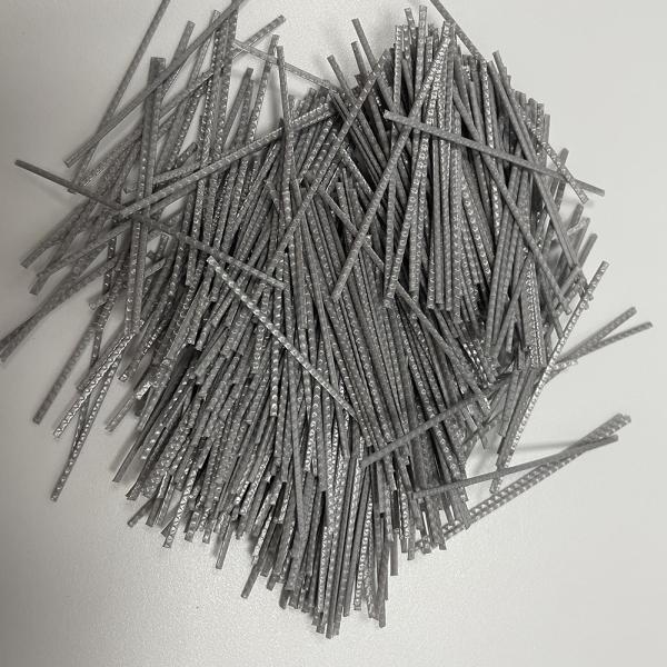 Excellent Strengthen Concrete Additive Polypropylene Macro Fiber Embossed For Roads And Bridges