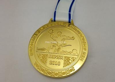 Zinc Heat Transfer Printing Ribbon Die Cast Medals With Logo Customized