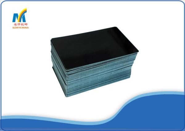 Durable Black Sublimation Business Card Blanks , Modern Unique Business Cards