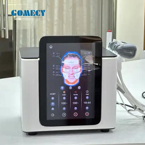 Novos peface 3 de mão emslim rf face lifting remover rugas aperto da pele aperto esculpindo pe face rf machi