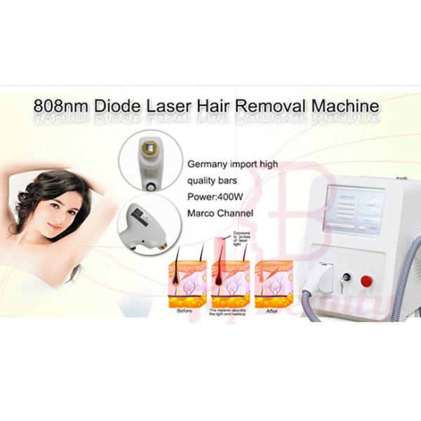 Умный лед удаления волос охлаждая машину лазера диода 808nm