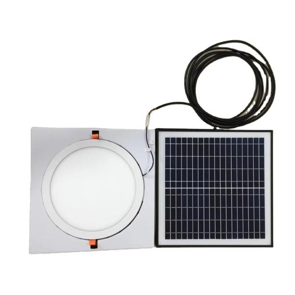 30W Led Latest Bright Power Saving Indoor Solar Panel Lamp for Bedroom and Living Room