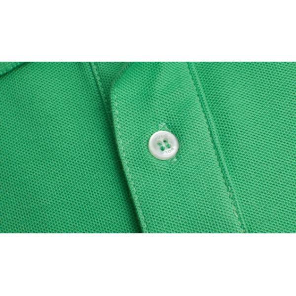 Bright Colored Custom Cotton Polo Shirts Short Sleeve With Personalized Printing