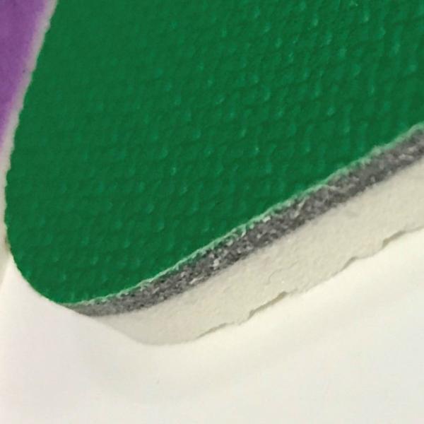 Waterproof PVC Sports Flooring Light Blue Color High Durability Non Deformation