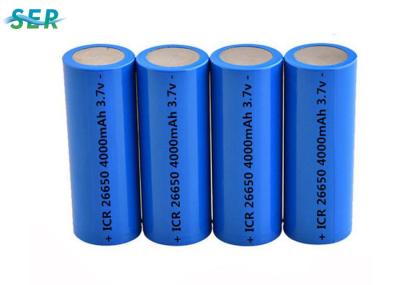 Lítio durável Ion Battery 26650 3.7V 4000mah para a lanterna elétrica/tocha elétrica