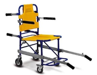 Rodas pacientes de escalada do transporte 4 da maca da escada portátil da liga de alumínio