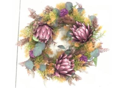 60cm Colorful Indian Shot Artificial Wreath With Fern